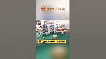 Reasonable price packing machine H type carton sealer machine #automatic #packagingmachine #shorts