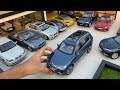 Realistic bmw cars diecast model collection with miniature luxury villa  bmw lifestyle