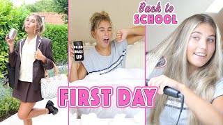 FIRST DAY BACK TO SCHOOL Morning Routine | Rosie McClelland