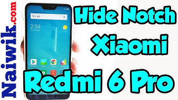 Hide Notch in Xiaomi Redmi 6 Pro | Miui 10