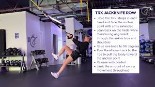 TRX Jackknife Row