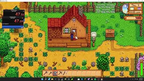 parsnip% speed run Stardew valley