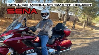 Sena Impuse Modular Mesh Intercom Motorcycle Smart Helmet Review #goldwing  #sena #senabluetooth