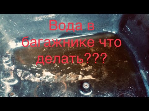 Вода в багажнике Рено Логан 2,