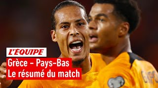 Qualif Euro 2024 - Van Dijk offre aux Pays-Bas une précieuse victoire en Grèce