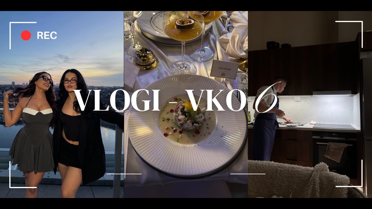 VLOGI: Matka Amsterdamiin, toimiston esittely, ilta kumppanin kanssa, yksityiskokki tyttöjen illassa