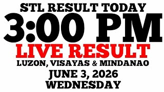 Stl Result Today 300 Pm Draw June 3 2026 Wednesday Stl Luzon Visayas Mindanao  Result