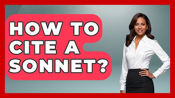 How To Cite A Sonnet? - Tales And Texts
