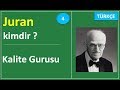 Joseph M. Juran kimdir ? - Bir Kalite Gurusu - 4/5