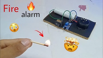 Easy DIY Fire Alarm Project Without Arduino | Simple Science Project for School 2025