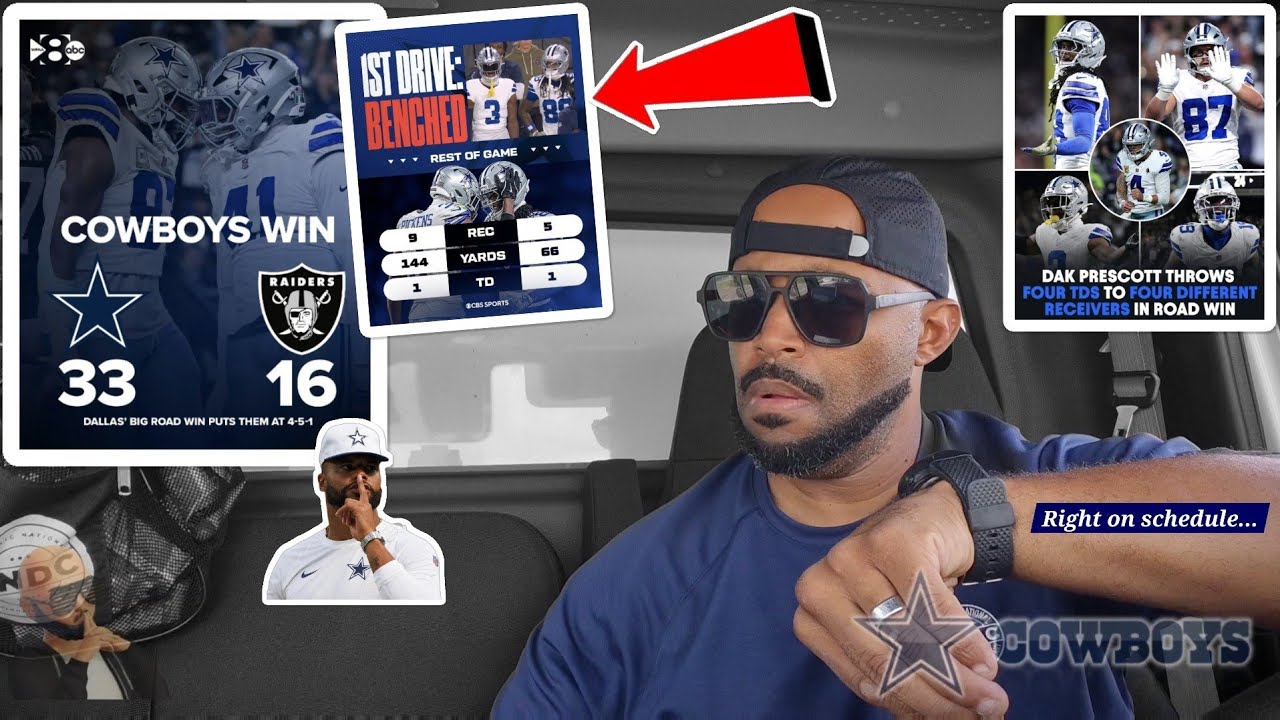 «Даллас Ковбойз» выигрывают у «Лас Вегас Рэйдерс» со счётом 33-16 | Реакция, часть II