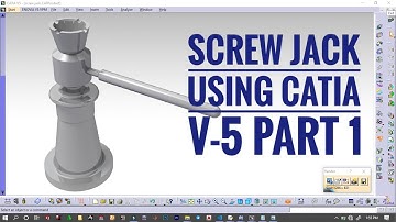 Screw Jack CATIA V5 Tutorial - Body (Part 1)
