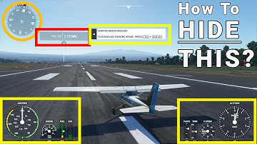 How to Turn Off Annoying Notification Display | Microsoft Flight Simulator 2020