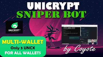 Unicrypt bot - Sniper bot multi-wallet. 3 UNCX only to enter multiple times !