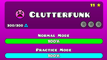 Geometry Dash - Clutterfunk Level 11 (no coins)