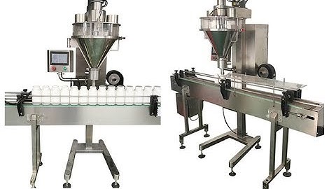 Dây chuyền chiết rót bột trục vít bán tự động - Máy Đóng Gói VN