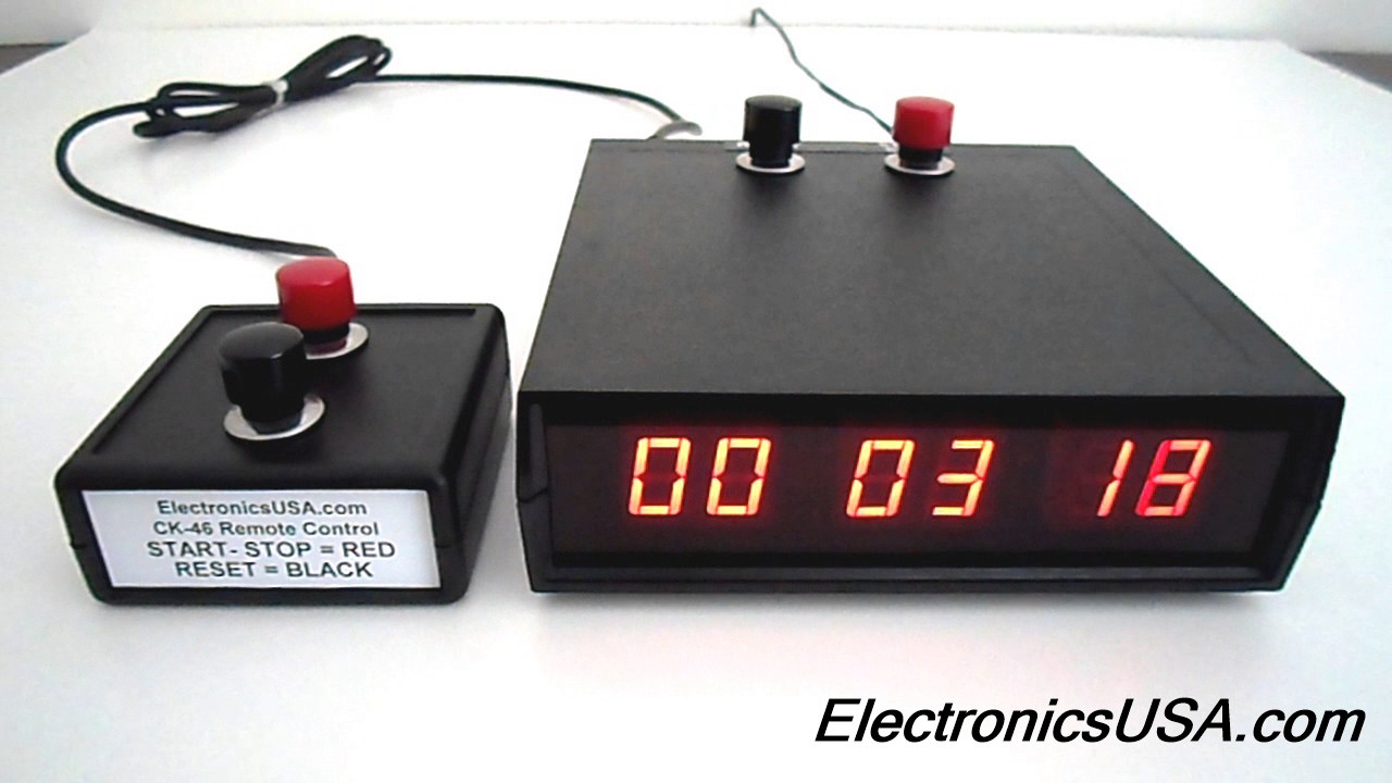 LED Lab Timer  Industrial Desk Stopwatch : Electronics USA