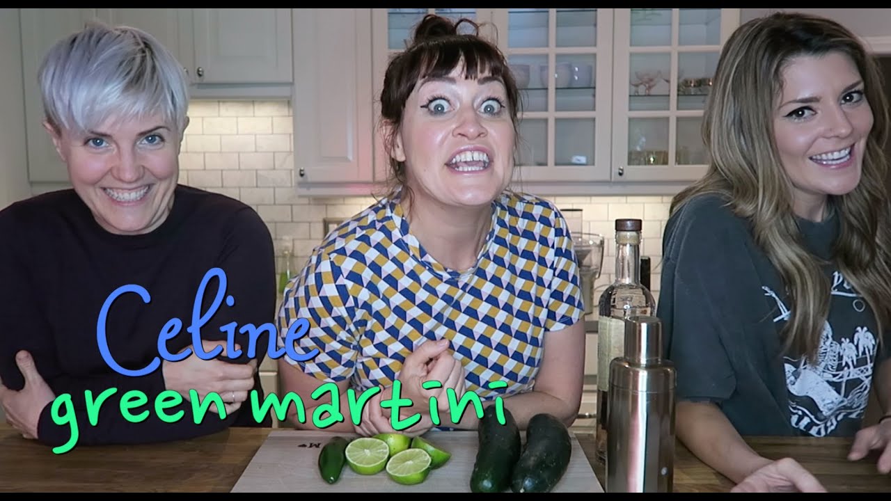 Celine's Green Martini with GRACE & HANNAH