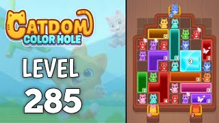 Catdom: Color hole Level 285 walkthrough solution 