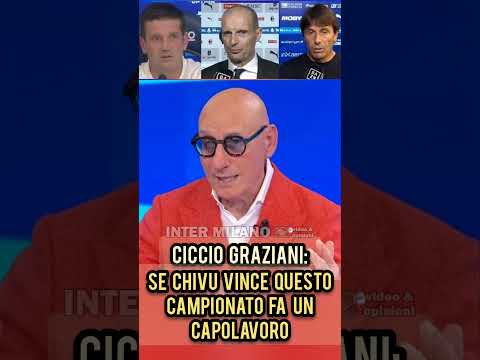 Video Ciccio Graziani non ha dubbi: Chivu se vincesse questo campionato, farebbe un vero capolavoro.