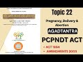 Forensic Science- PCPNDT ACT 1974 Explained ....|| Topic 22 || BAMS 2ND PROFF
