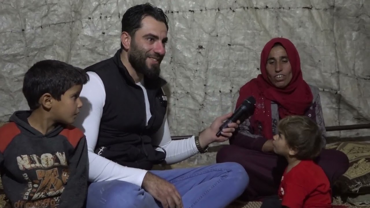 زوجتي مريضة سرطان اعتقلها النظام في المشفى  وأنا مرضت بالسرطان  وياما نايم مع ولادي بدون أكل بالخيمة