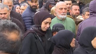 Mourners in Lebanon bury journalists killed in Israeli air strike