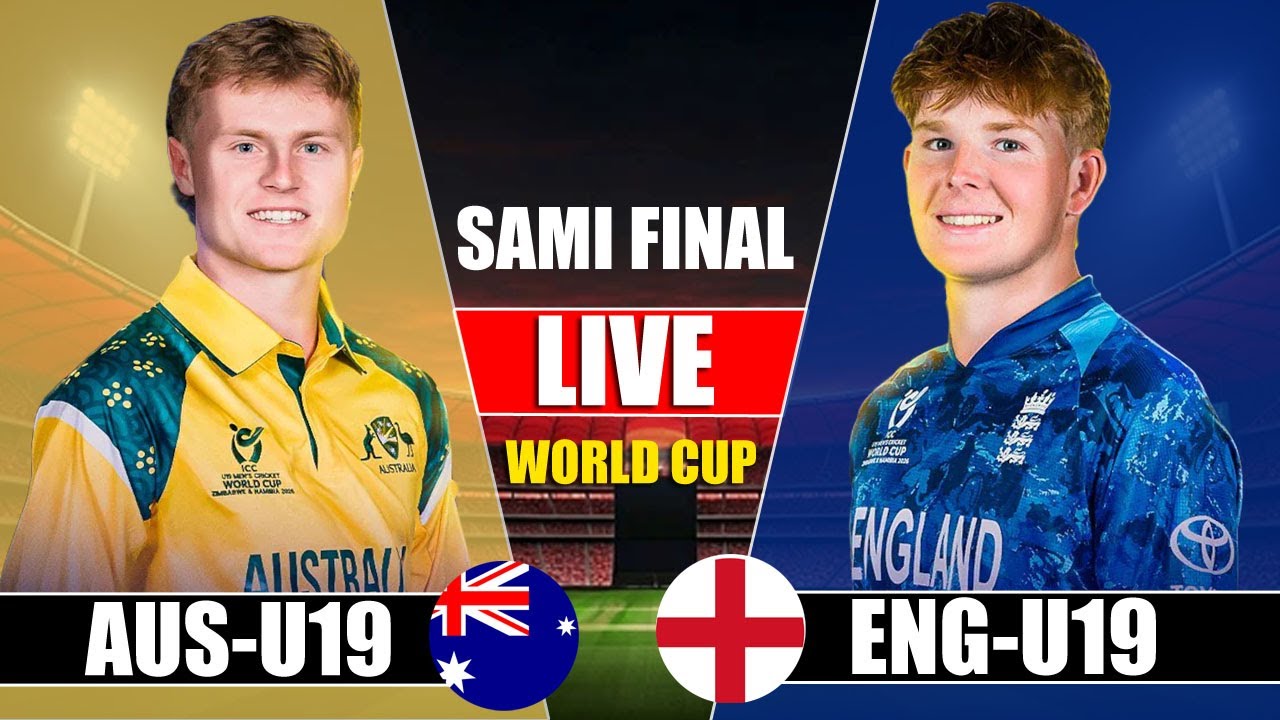 ENG U19 vs AUS U19, 12th Match Live Cricket Match Today England U19 v Australia U19 