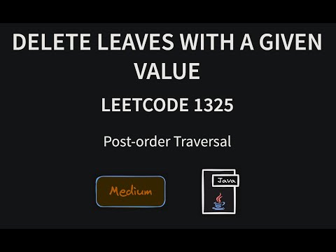 Delete Leaves With