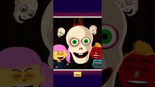 Skeleton Dance Song Part 2 #shortsfeed #scaryrhymesforkids #teeheetown #halloween
