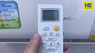 Hướng dẫn sử dụng remote máy lạnh AQUA AQA-KCR9JA