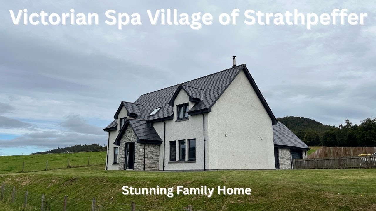 Stunning Family Home in Strathpeffer - Amazing Views - High Quality Throughout - £450K subject to HR
