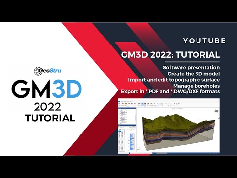 GM3D 2022 Tutorial - Software presentation and 3D model creation