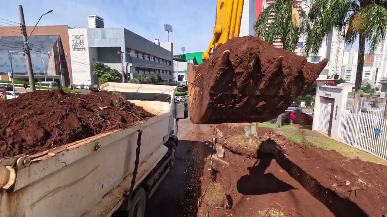 Da escavação até a base 