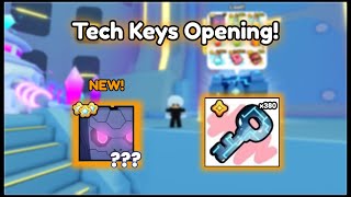 I Opened 380 Tech Keys And I Got These In Pet Simulator 99