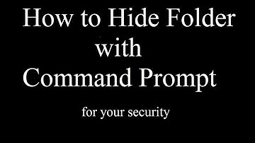 How to hide any Folder with Command prompt in hindi/urdu