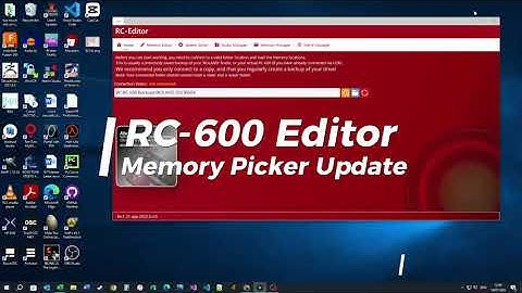 RC-Editor new memory picker #rc505mk2 #rc600 #rc-editor