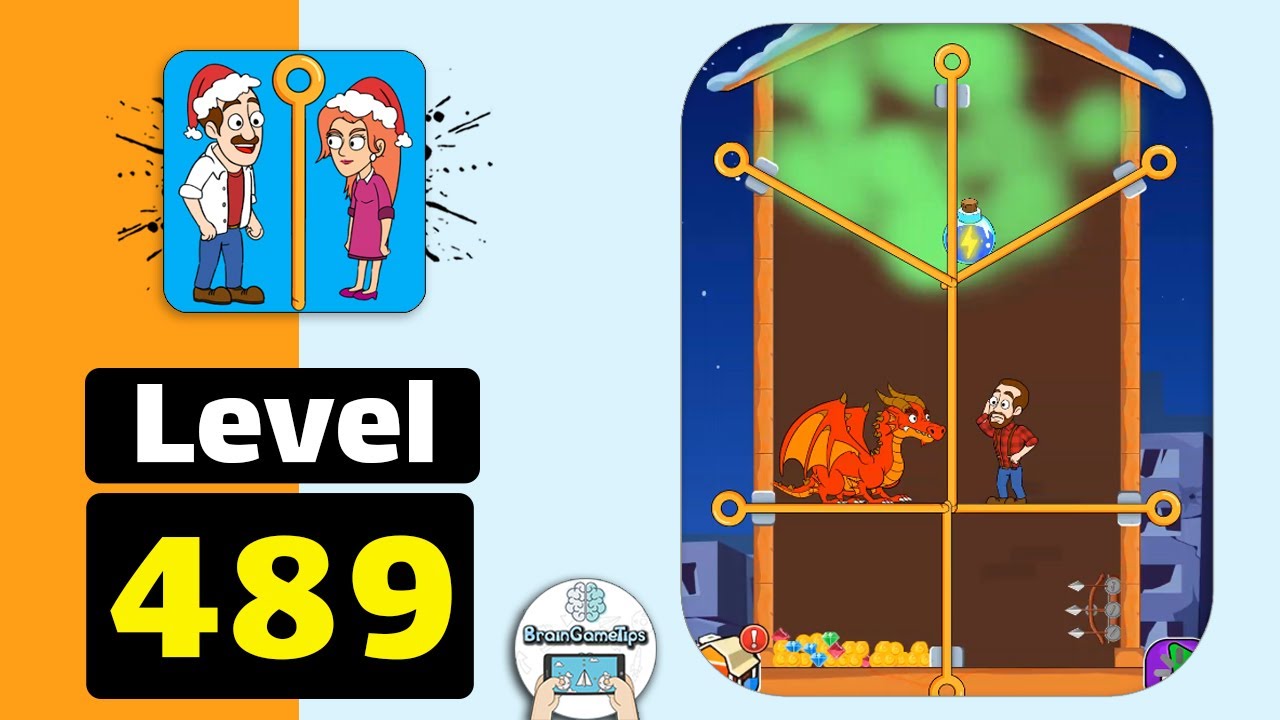 Home Pin: Pull The Pin Puzzle - Level 489 Walkthrough