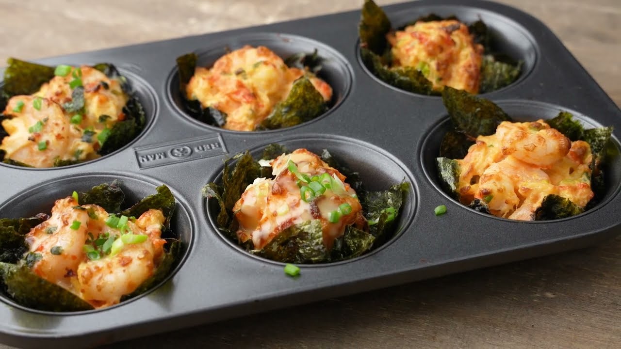 The Muffin Tin Hack For Quick And Easy Sushi Bites