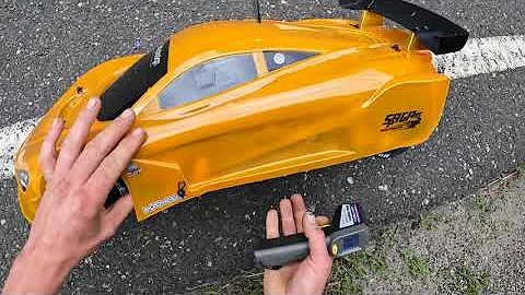 Arrma limitless Castle 1650 xlx2 McLaren body 1st run