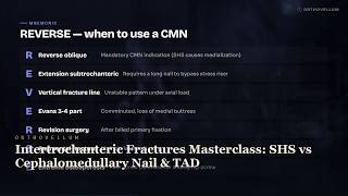 Intertrochanteric Fractures Masterclass: SHS vs Cephalomedullary Nail & TAD