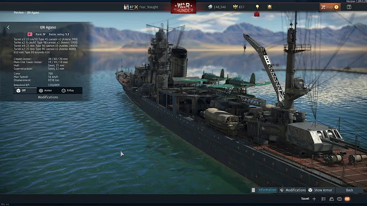 Imperial Japanese Navy ( War Thunder Dev Server Update 1.89 " Imperial Navy ")