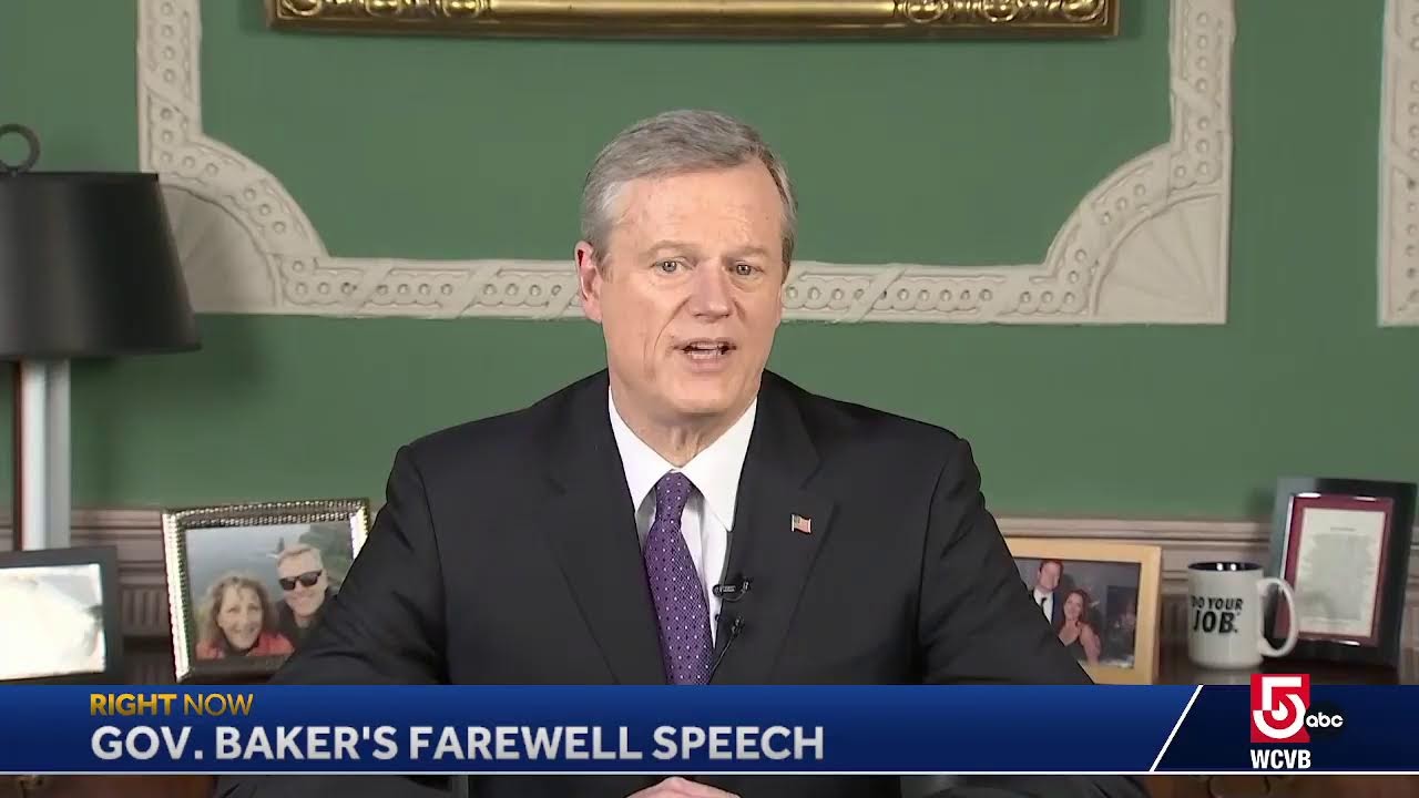 Gov. Baker's farewell speech
