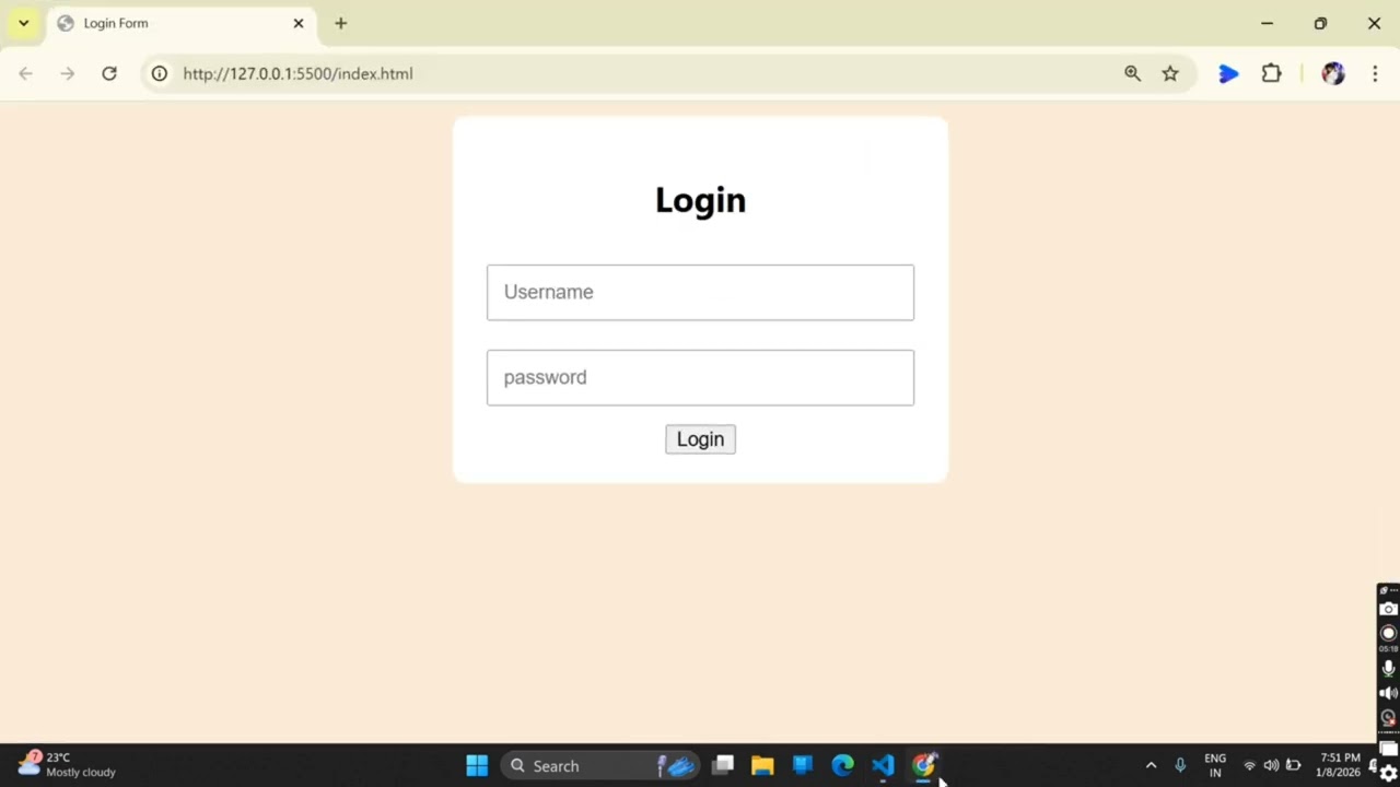 Create Basic Login Form using HTML and CSS |Mynformation