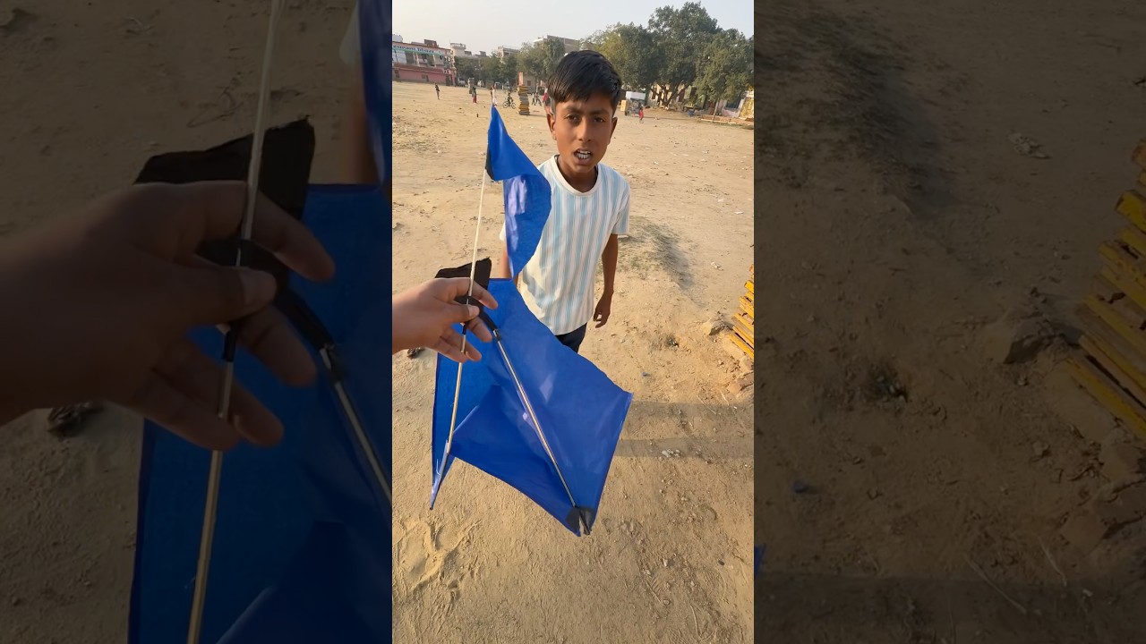 Bacha kharab patang ko fek deya 