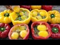 Delicious Cooking Chicken Egg in Bell pepper / Kdeb Cooking