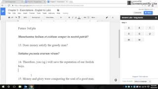 Chapter 5 - Exercitationes - English to Latin