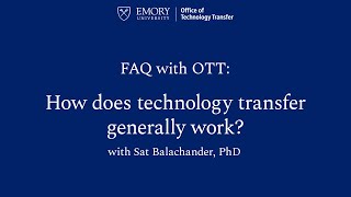 OTT: How Does Technology Transfer Work FAQ by Emory University 17 views 4 months ago 51 seconds