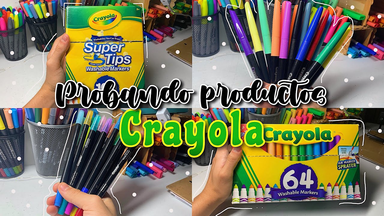 ¿VALEN LA PENA?🤔🖍 | Reseña de Productos Crayola👀