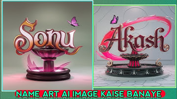 Viral Instagram Trending name art ai image kaise banaye|| Technical Moon 87 #video